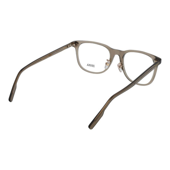 Ermenegildo Zegna Brown Men Optical Frames