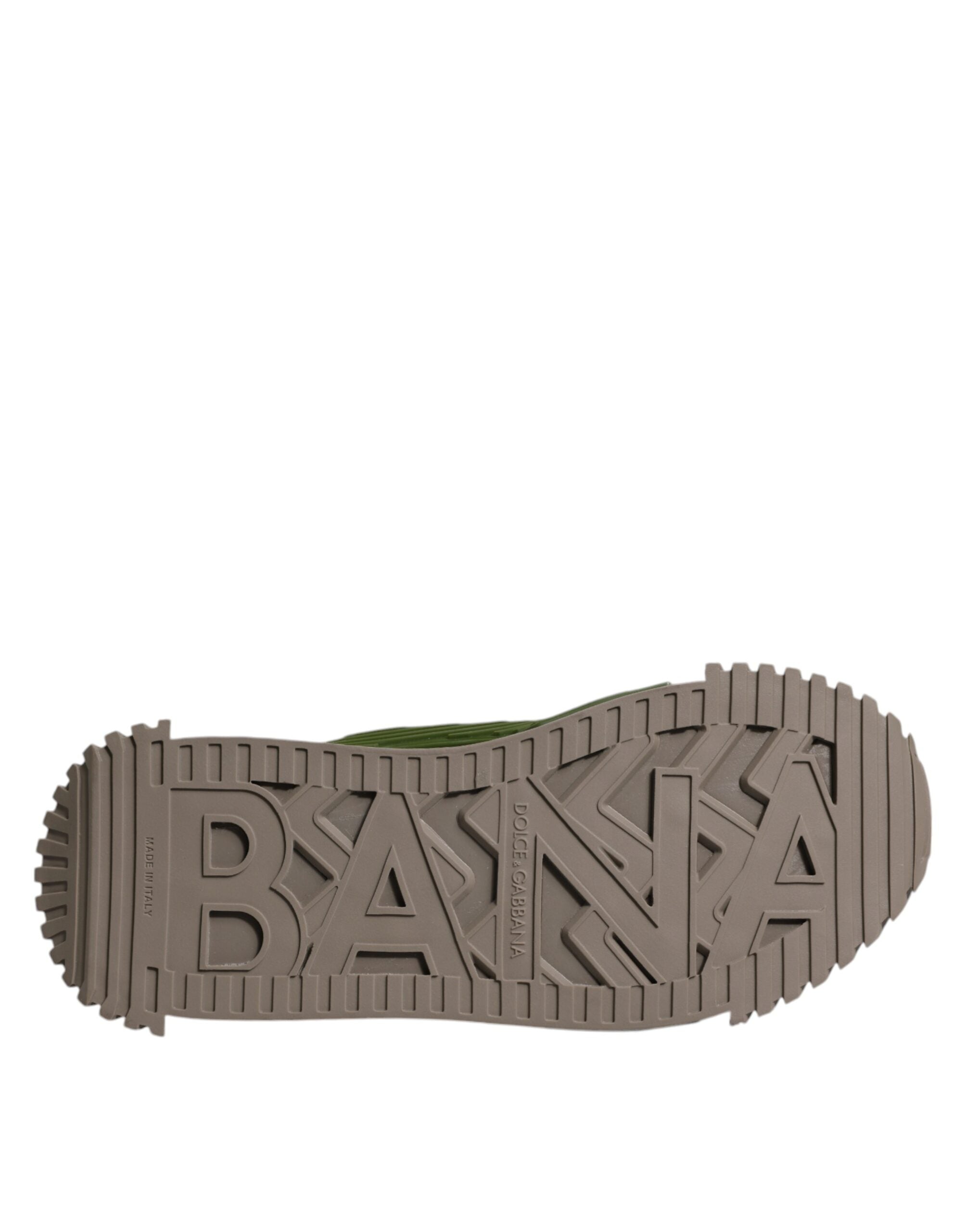 Dolce & Gabbana Army Green Low Top NS1 Men Sneakers Shoes - ACCEXO