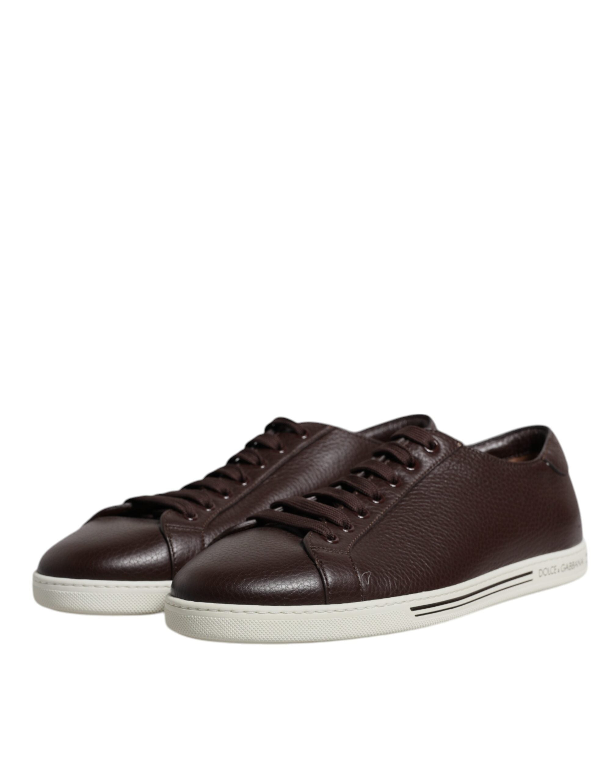 Dolce & Gabbana Black Low Top Men Saint Tropez Sneakers Shoes - ACCEXO