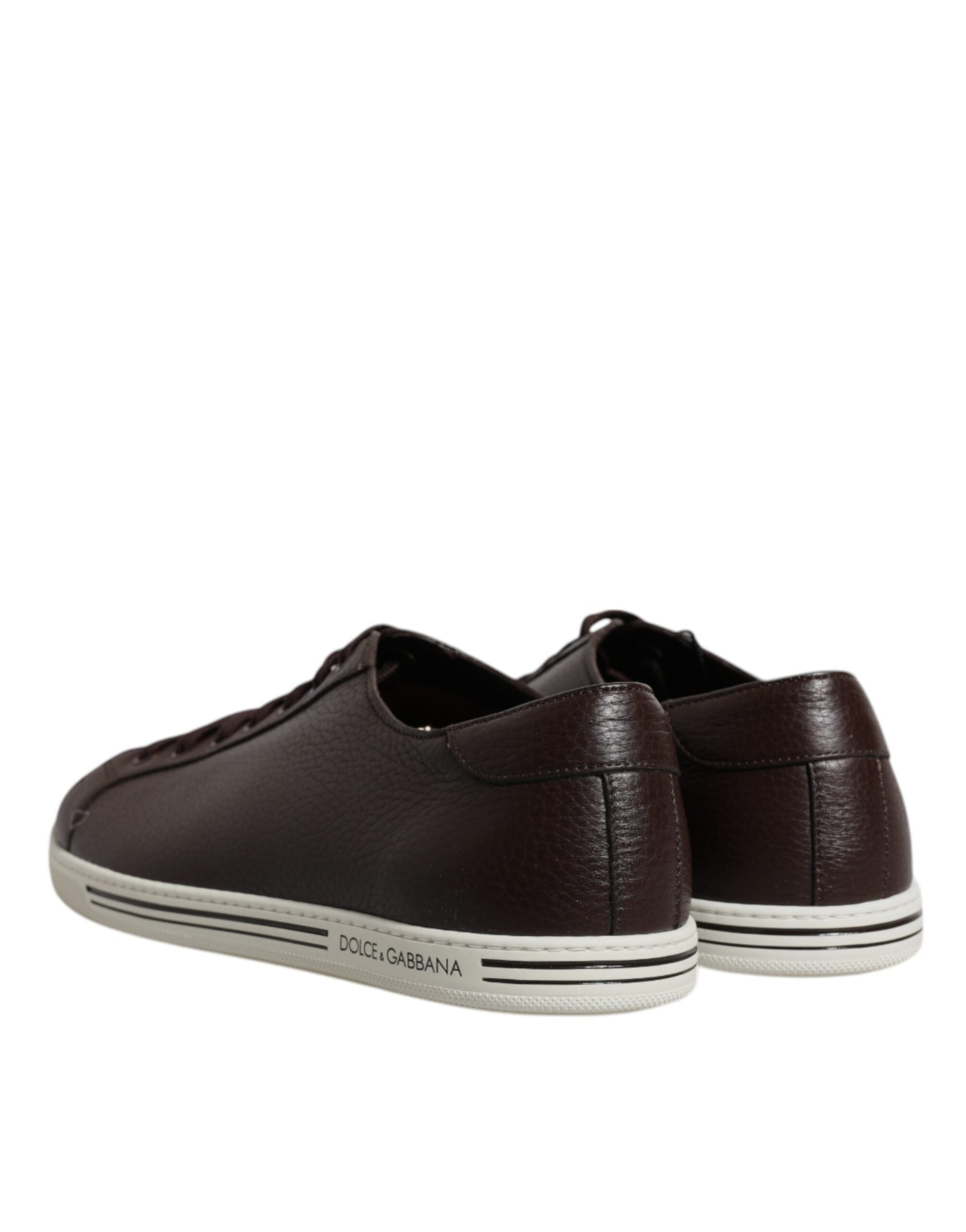 Dolce & Gabbana Black Low Top Men Saint Tropez Sneakers Shoes - ACCEXO