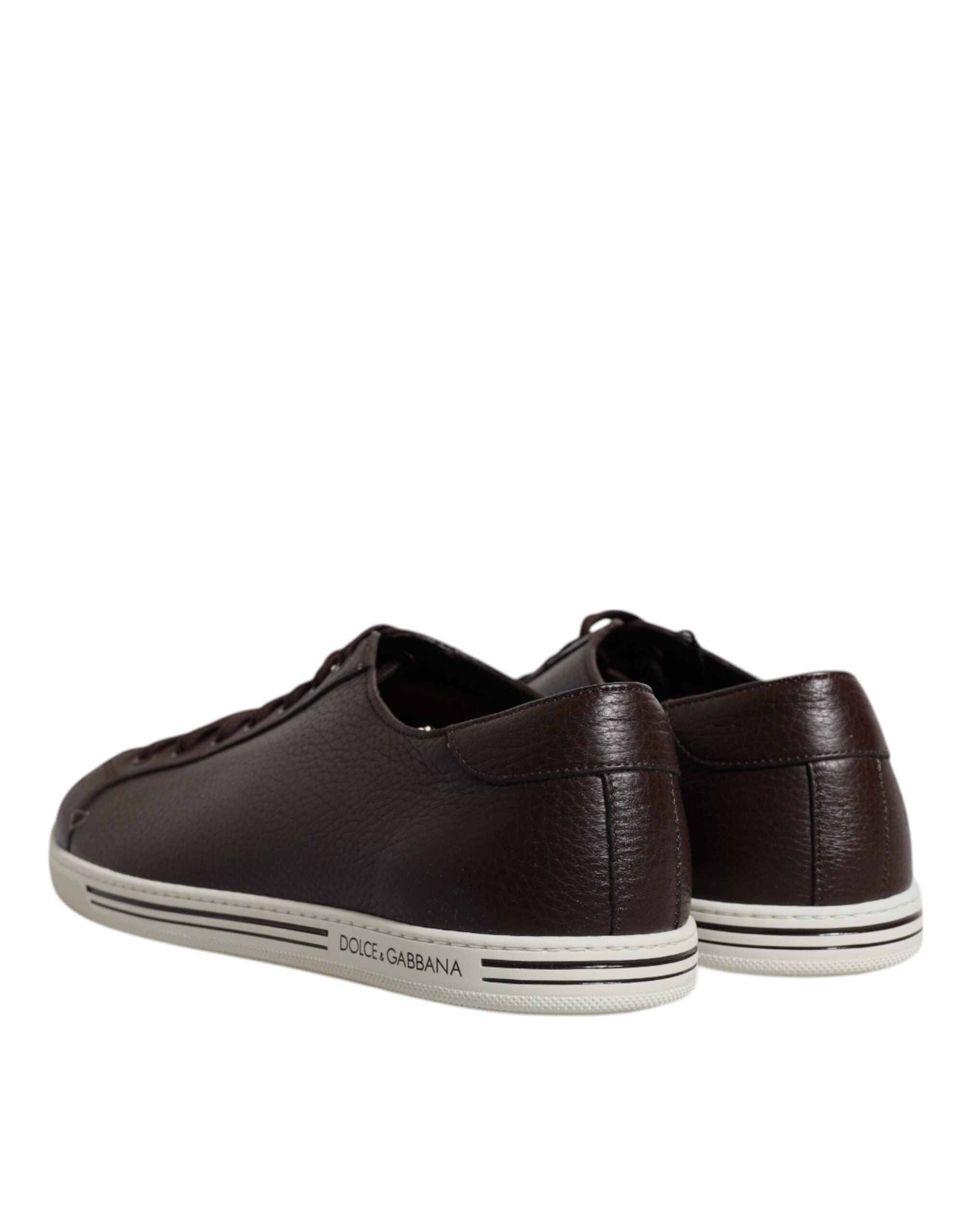 Dolce & Gabbana Black Low Top Men Saint Tropez Sneakers Shoes - ACCEXO
