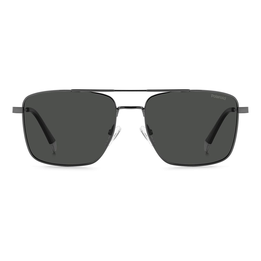 Polaroid Gray Metal Sunglasses