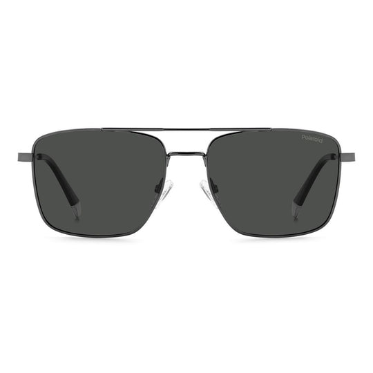 Polaroid Gray Metal Sunglasses