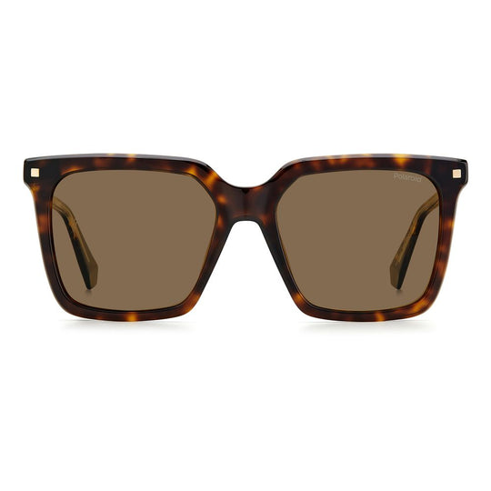 Polaroid Brown Acetate Sunglasses