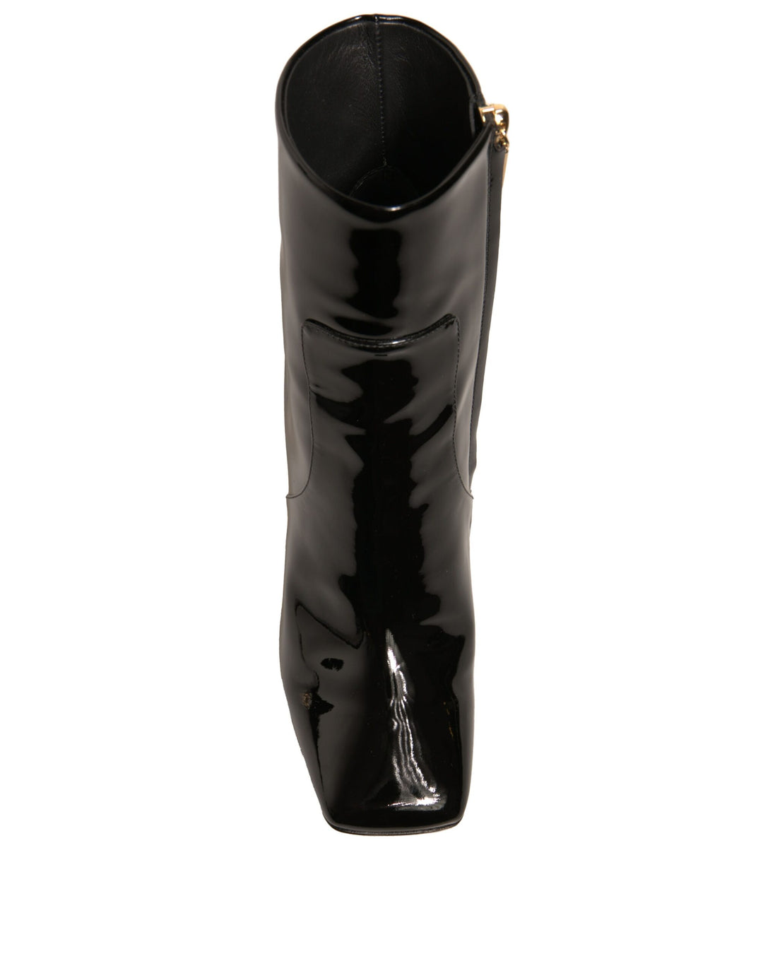 Dolce & Gabbana Black Jackie Leather Mid Calf Boots Shoes