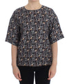 Dolce & Gabbana Enchanted Sicily Silk Blouse with Key Print