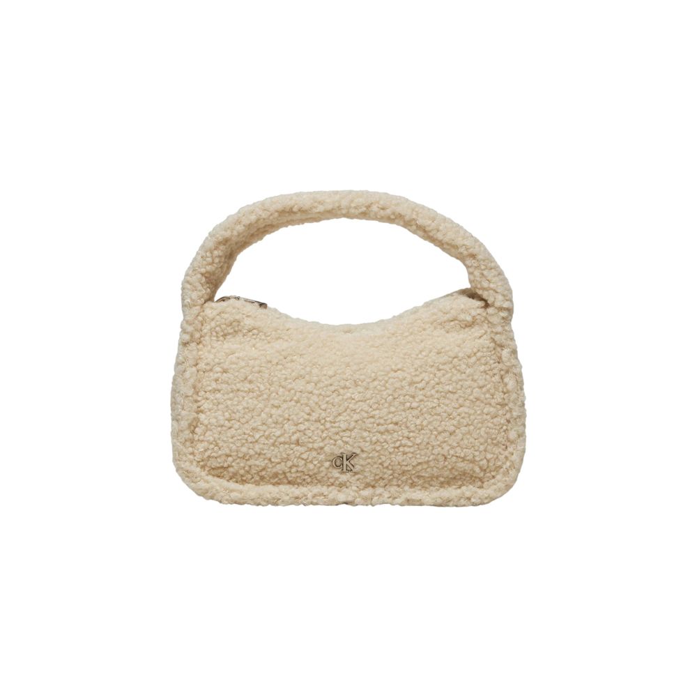Calvin Klein Jeans Cream Recycled Polyester Handbag - ACCEXO