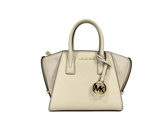 Michael Kors Avril XS Cream Satchel Crossbody Bag Purse