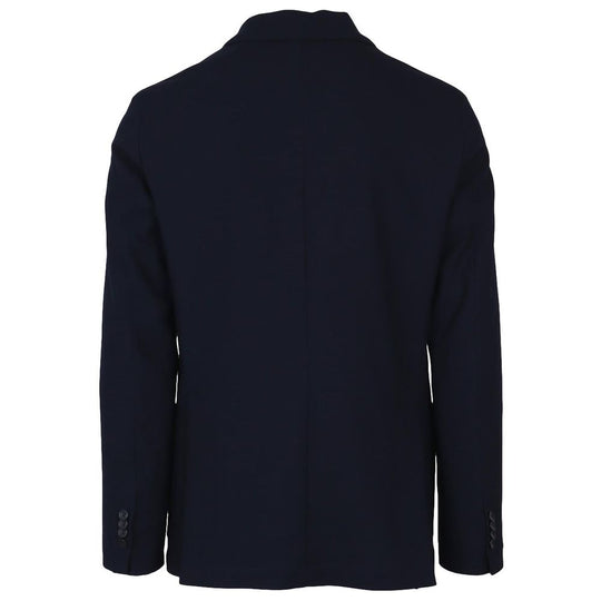 Made in Italy Blue Polyester Blazer