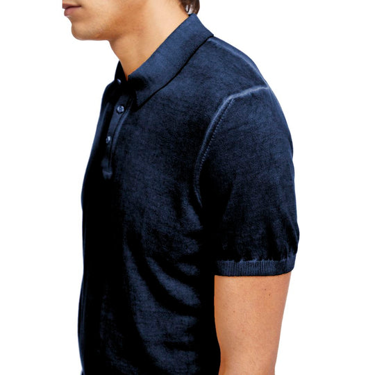 AT.P.CO Blue Cotton Polo Shirt