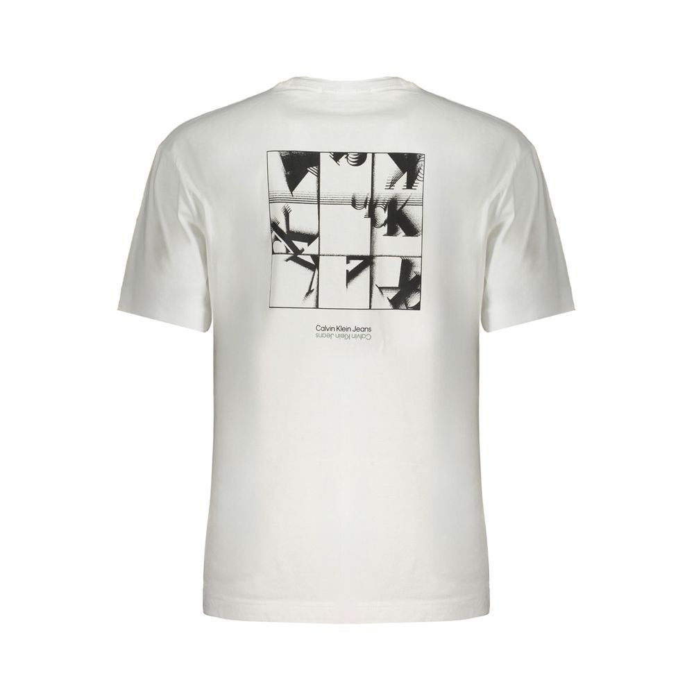 Calvin Klein White Cotton T-Shirt