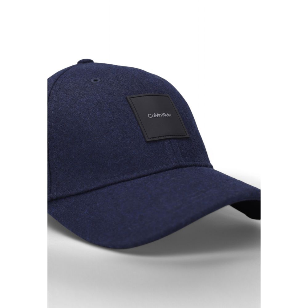 Calvin Klein Blue Wool Hats & Cap - ACCEXO