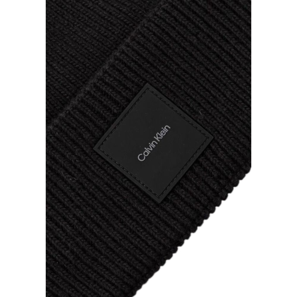 Calvin Klein Black Organic Cotton Hats & Cap - ACCEXO