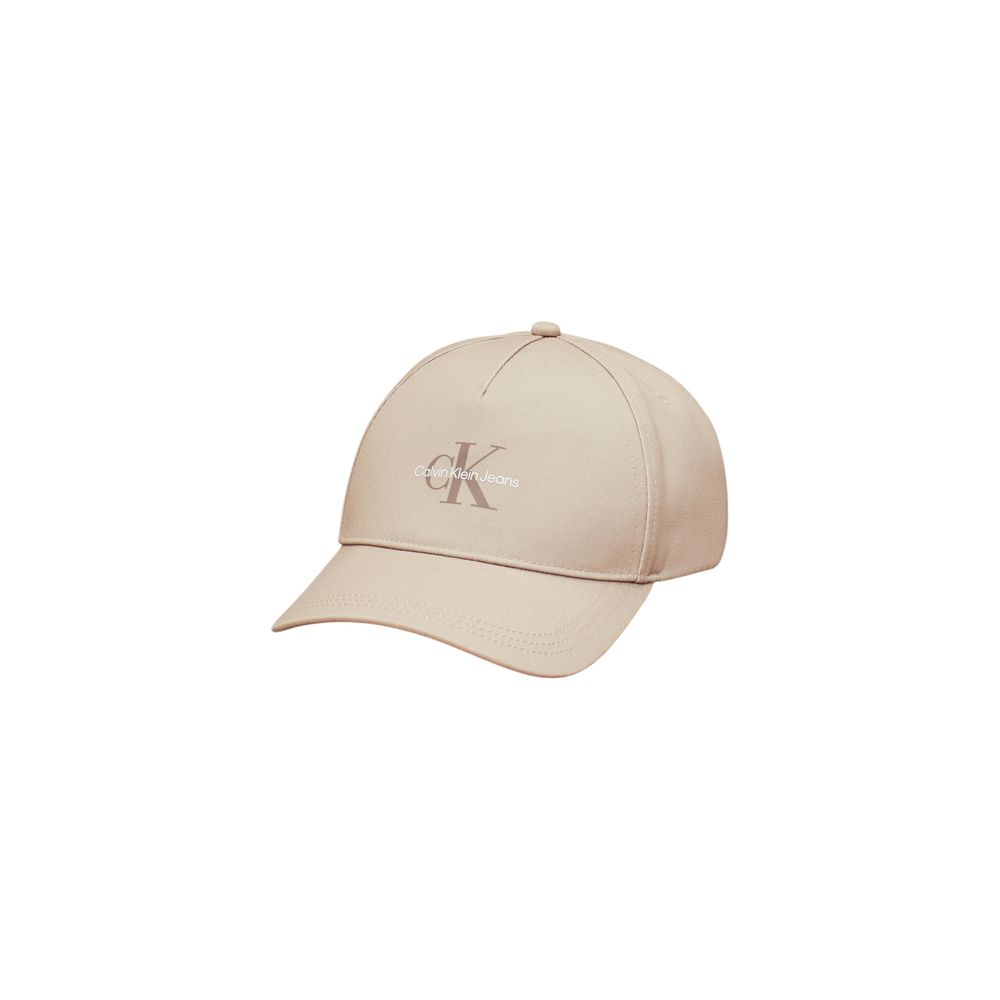 Calvin Klein Jeans Beige Recycled Polyester Hats & Cap - ACCEXO