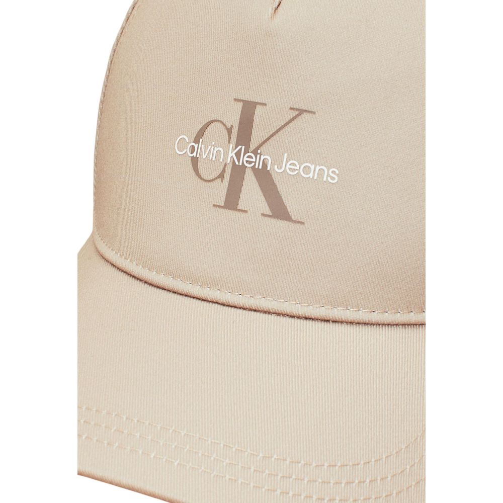 Calvin Klein Jeans Beige Recycled Polyester Hats & Cap - ACCEXO