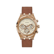 Guess Brown Leather Watch