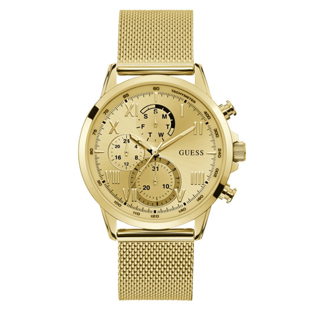 Guess Gold Stainless Steel Watch