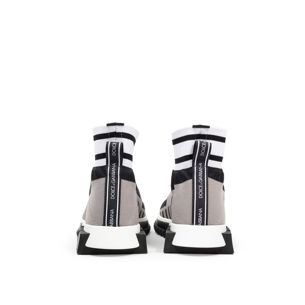 Dolce & Gabbana Black Fabric E Cotton Sneaker - ACCEXO