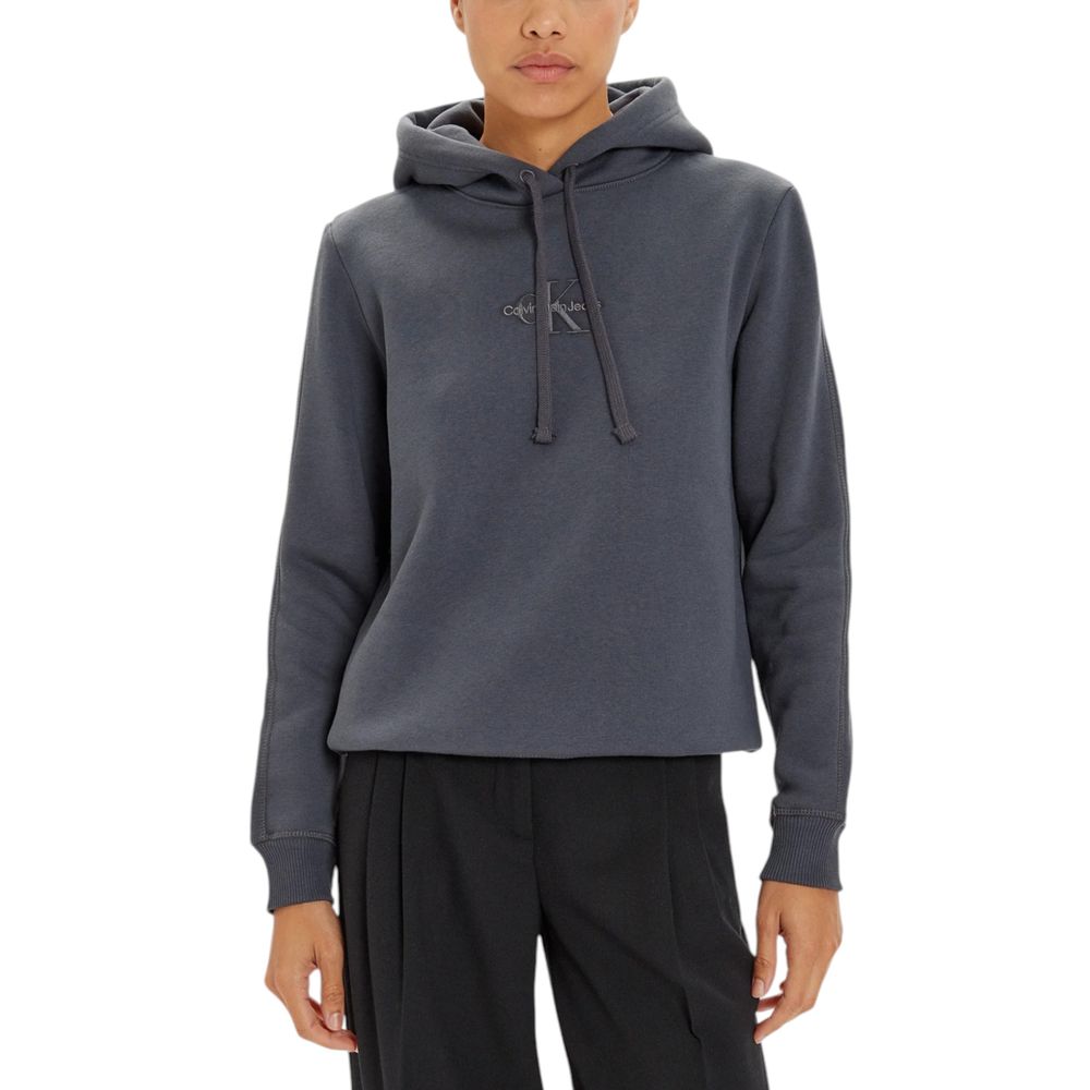 Calvin Klein Jeans Gray Cotton Sweater - ACCEXO