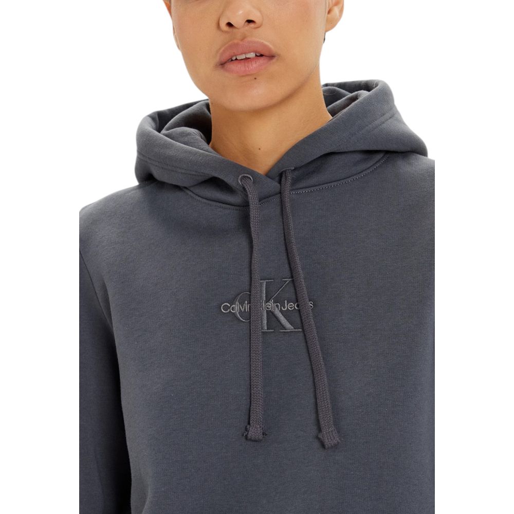 Calvin Klein Jeans Gray Cotton Sweater - ACCEXO