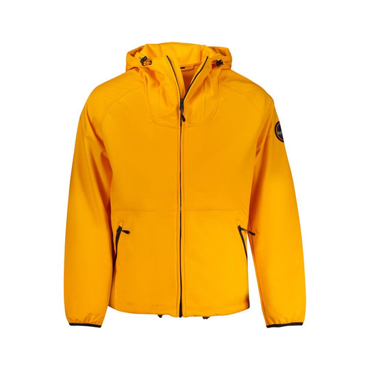 Napapijri Orange Polyester Men Jacket