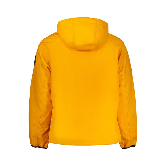 Napapijri Orange Polyester Men Jacket