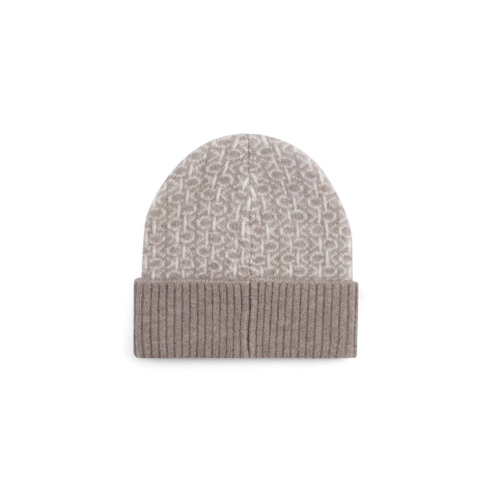 Calvin Klein Beige Alpaca Hat - ACCEXO