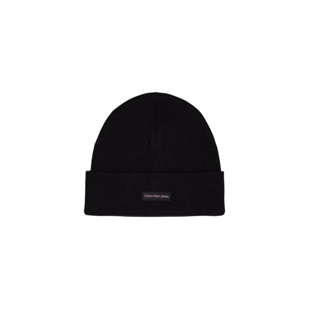 Calvin Klein Jeans Black Recycled Polyester Hat - ACCEXO