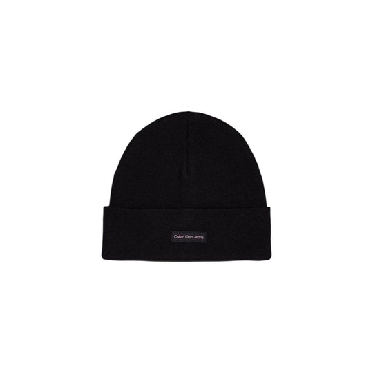 Calvin Klein Jeans Black Recycled Polyester Hat