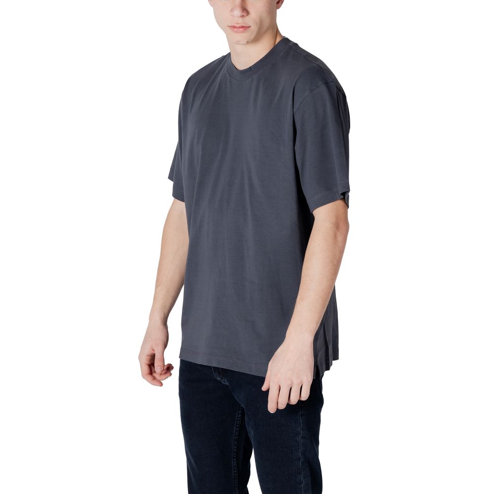 Calvin Klein Jeans Gray Cotton T-Shirt