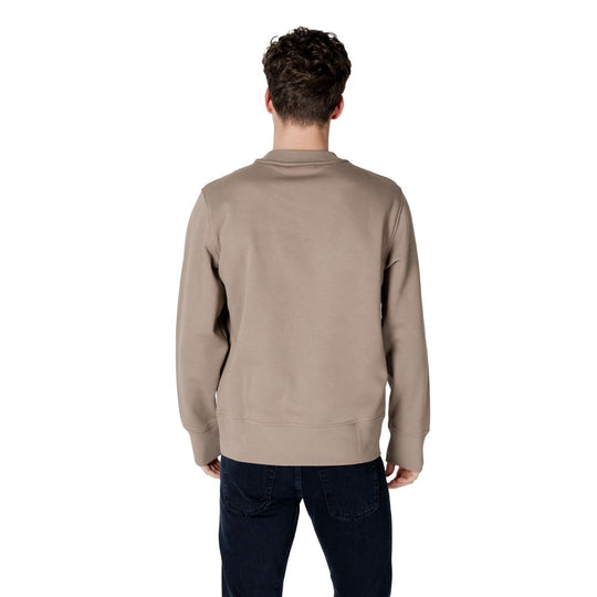 Calvin Klein Jeans Beige Cotton Sweater