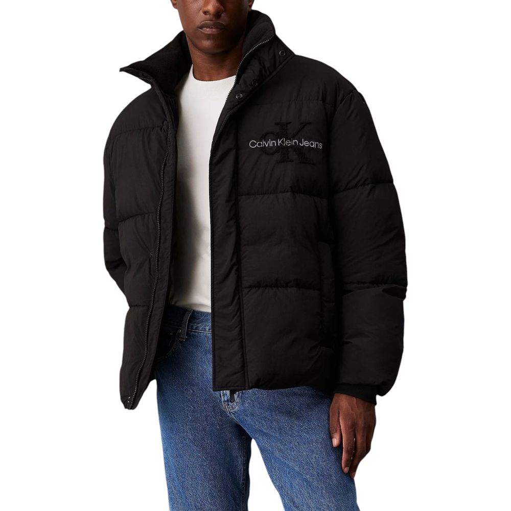 Calvin Klein Jeans Black Polyamide Riciclata Jacket - ACCEXO