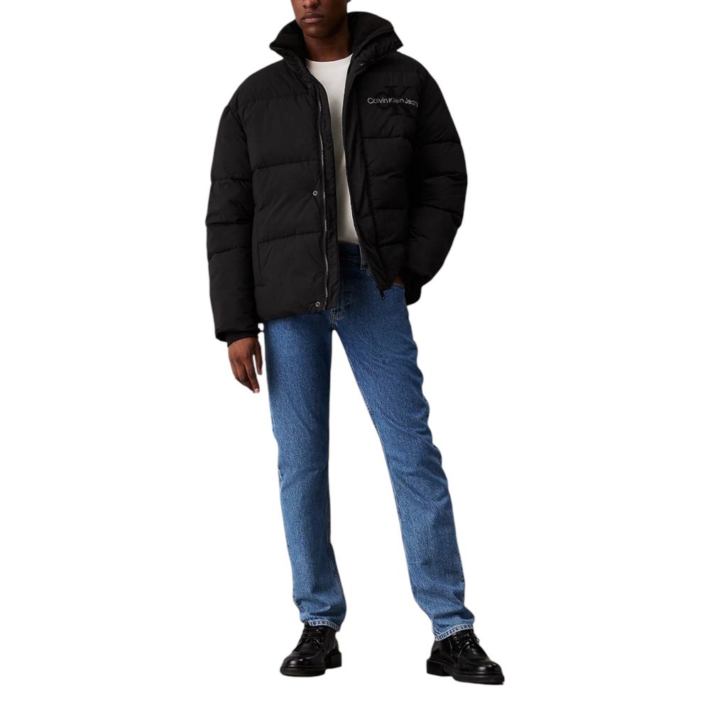 Calvin Klein Jeans Black Polyamide Riciclata Jacket - ACCEXO