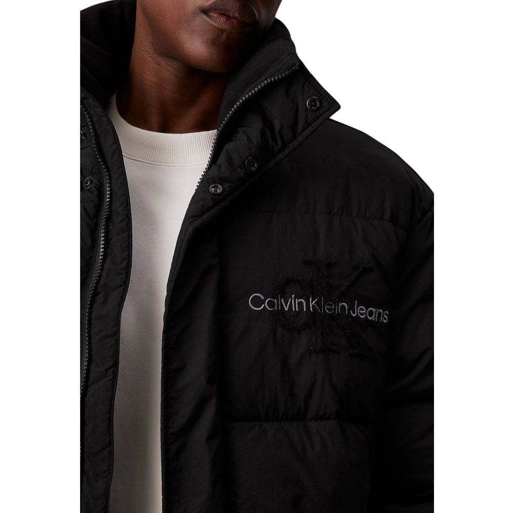 Calvin Klein Jeans Black Polyamide Riciclata Jacket - ACCEXO
