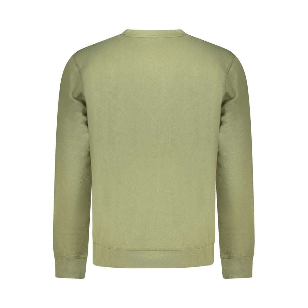 Hugo Boss Green Cotton Men Sweater