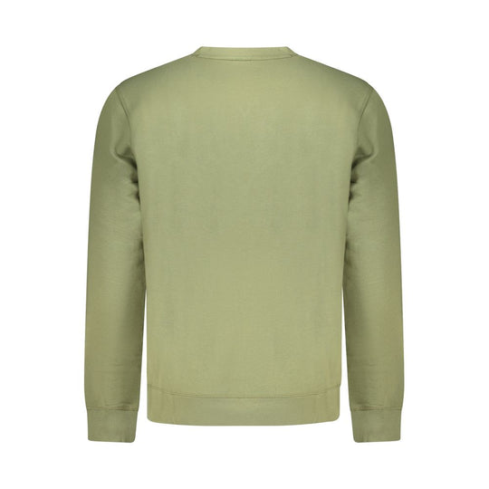 Hugo Boss Green Cotton Men Sweater