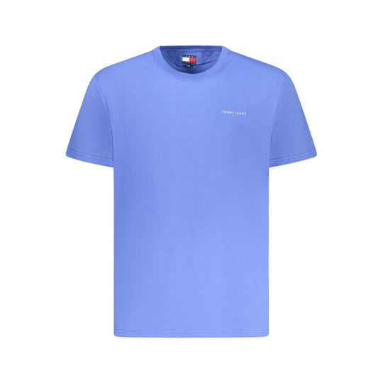 Tommy Hilfiger Blue Cotton Men T-Shirt