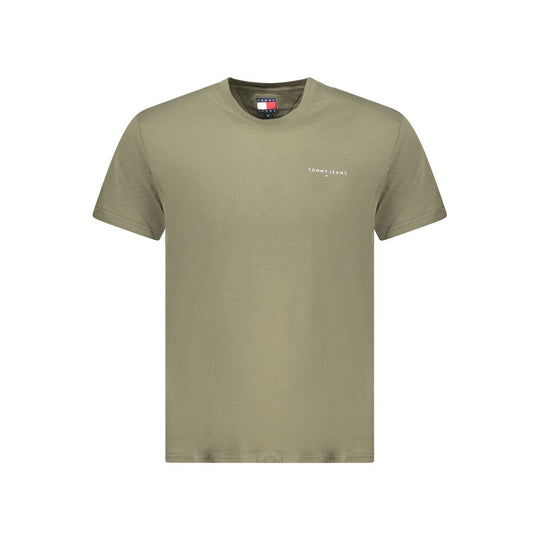 Tommy Hilfiger Green Cotton Men TShirt