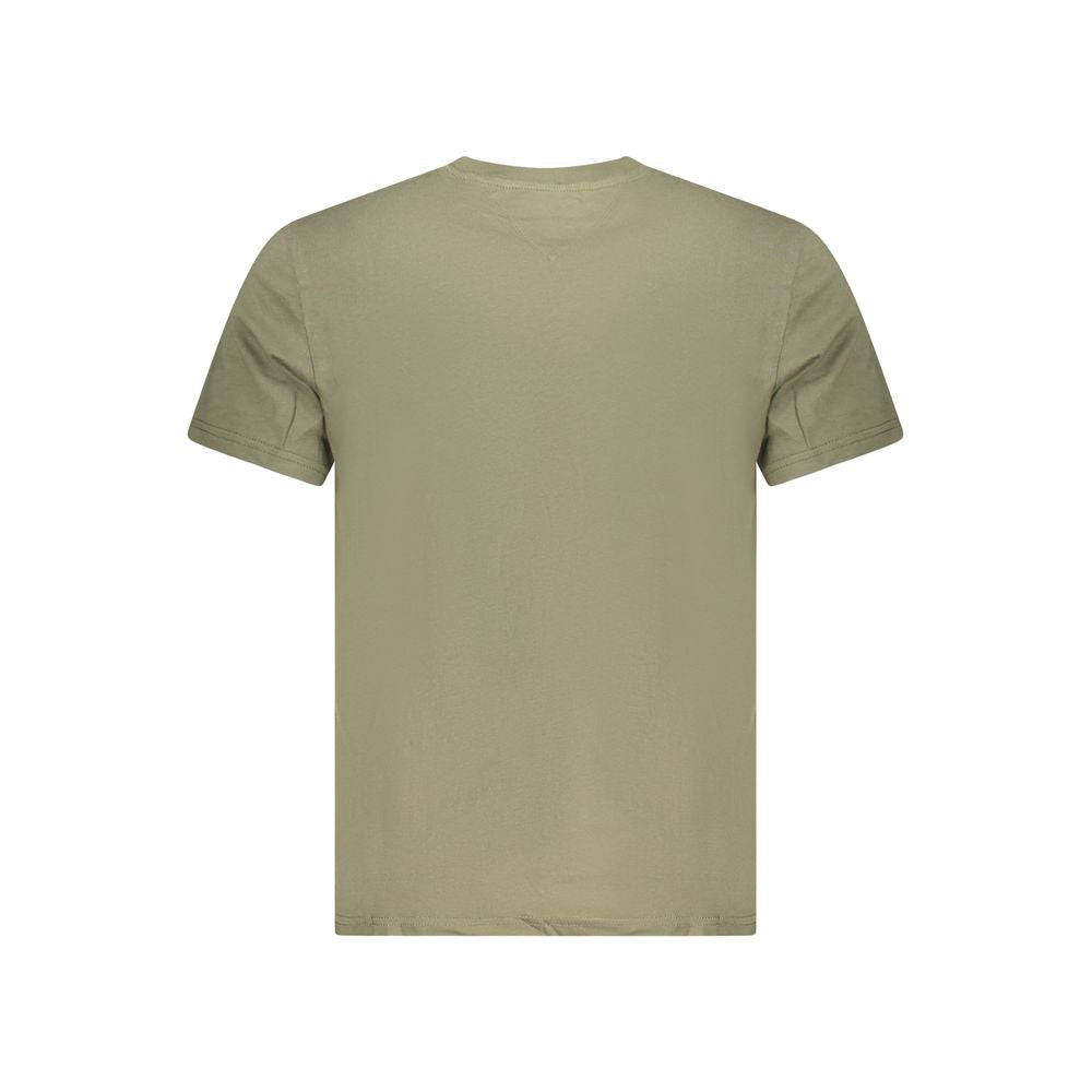 Tommy Hilfiger Green Cotton Men TShirt