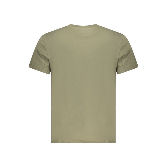 Tommy Hilfiger Green Cotton Men TShirt