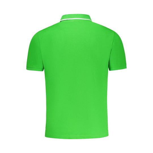 North Sails Green Cotton Men Polo Shirt