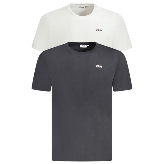 Fila White Cotton Men T-Shirt