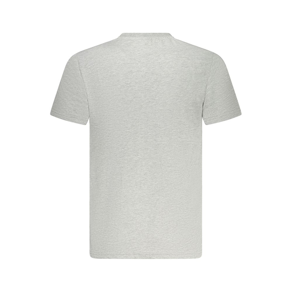 North Sails Gray Cotton Men T-Shirt