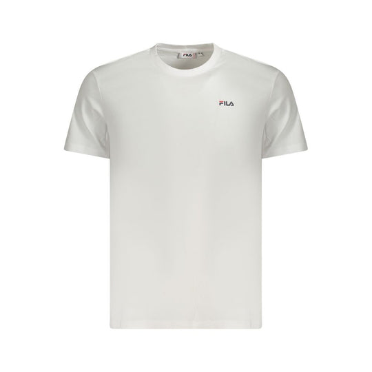 Fila White Cotton Men T-Shirt