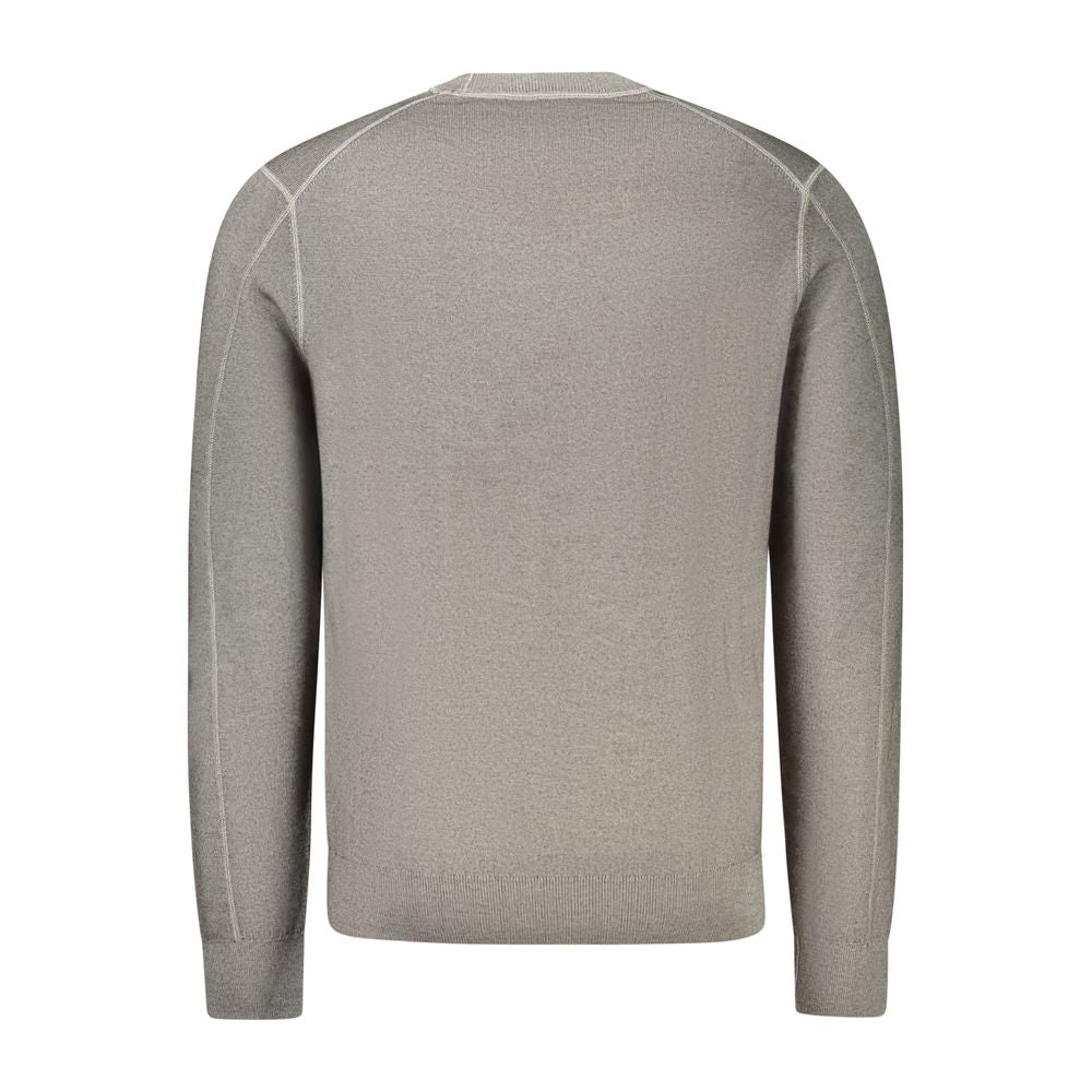 Hugo Boss Gray Wool Mens Sweater