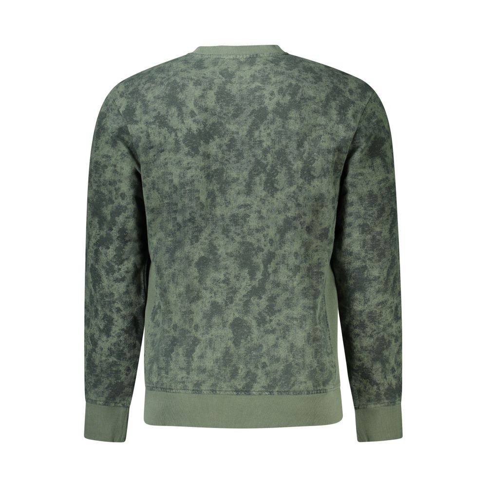 Hugo Boss Green Cotton Men Sweater