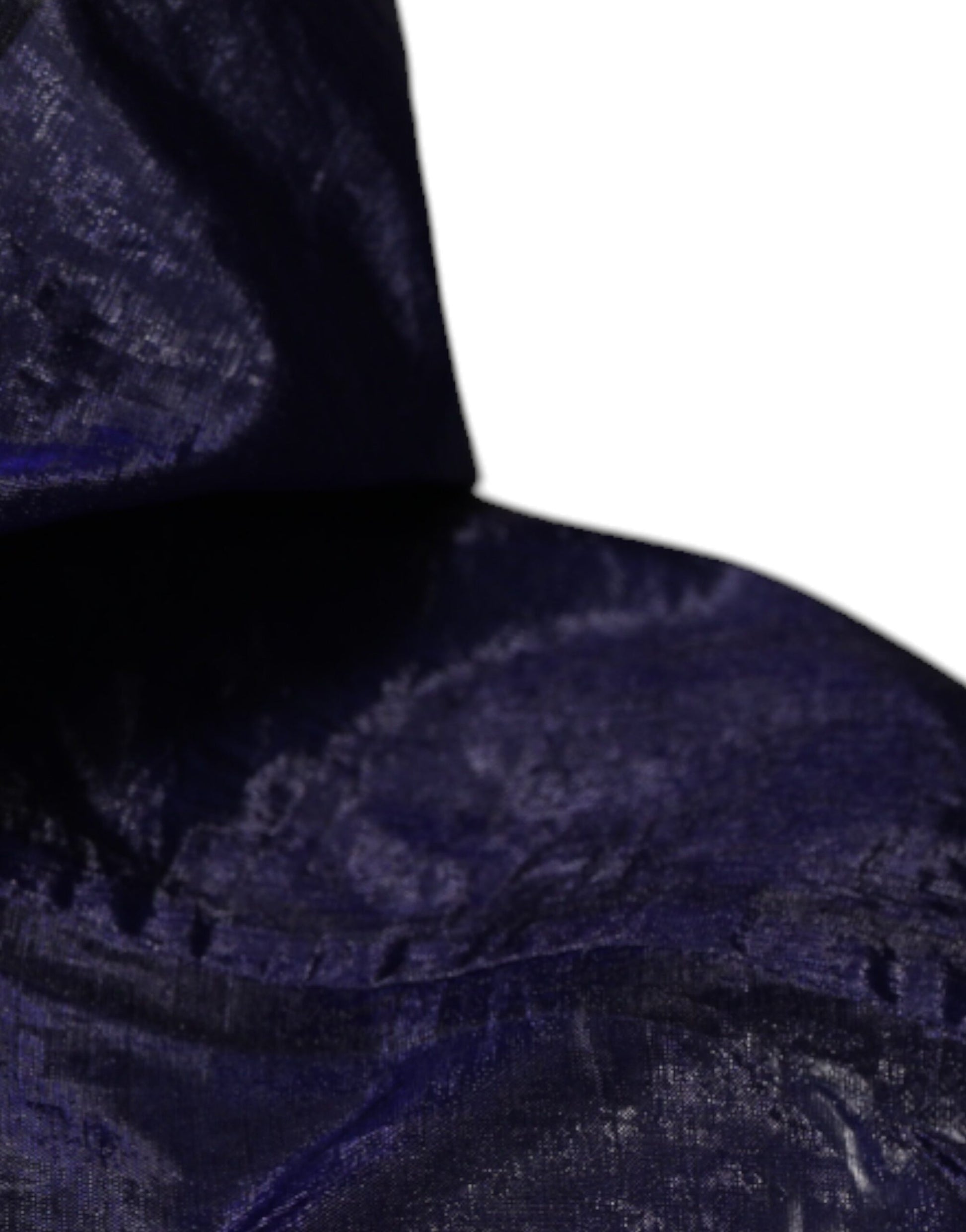 Dolce & Gabbana Dark Blue Cotton Hooded Men Raincoat Jacket - ACCEXO
