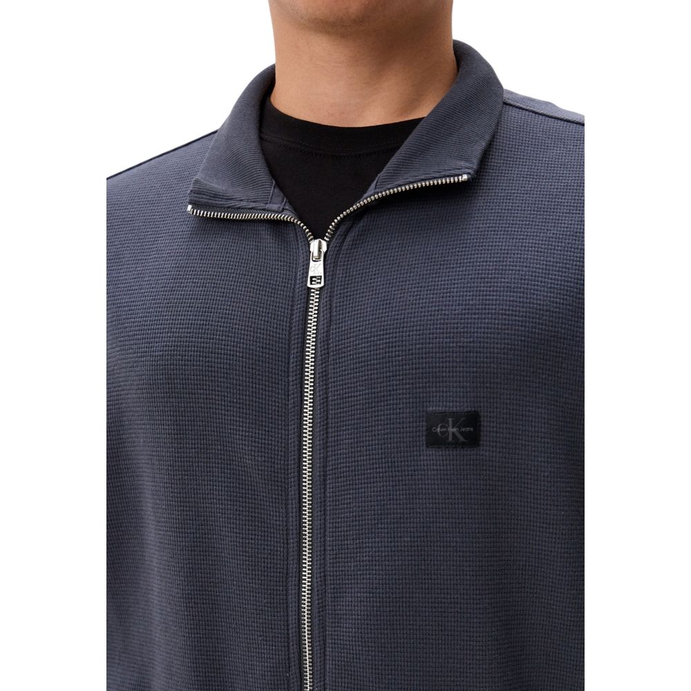 Calvin Klein Jeans Gray Cotton Rigenerato Cardigan