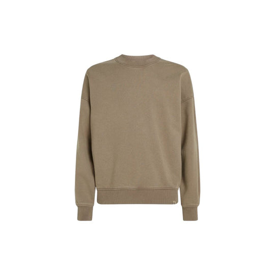 Calvin Klein Jeans Beige Cotton Sweater