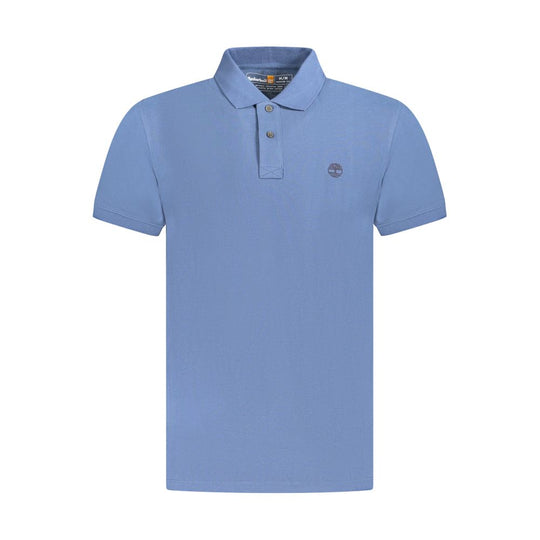 Timberland Blue Cotton Polo Shirt